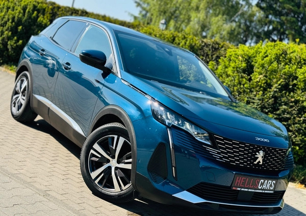 Peugeot 3008 cena 89900 przebieg: 169000, rok produkcji 2021 z Trzebnica małe 596